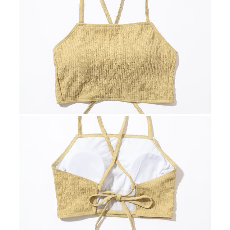 【2点セット】ソリッドカラー バックシャン キャミソール | レースレディース  | 詳細画像13 