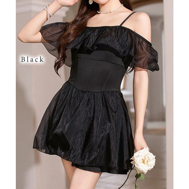 シアー レイヤード オフショル | レースレディース  | 詳細画像3 