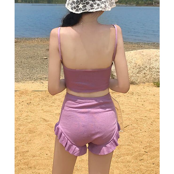 【2点セット】ソリッドカラー 裾フリル ドロスト | レースレディース  | 詳細画像11 