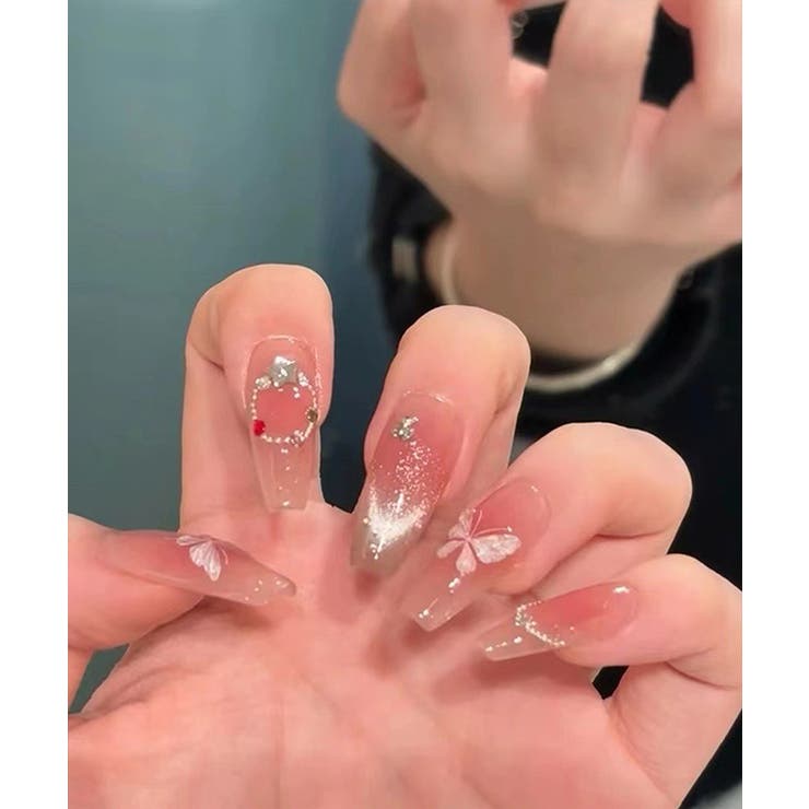 バタフライ ビジュー付き クリア | レースレディース  | 詳細画像5 