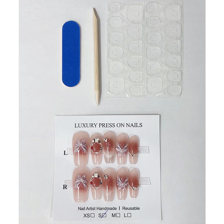 バタフライ ビジュー付き クリア | レースレディース  | 詳細画像7 