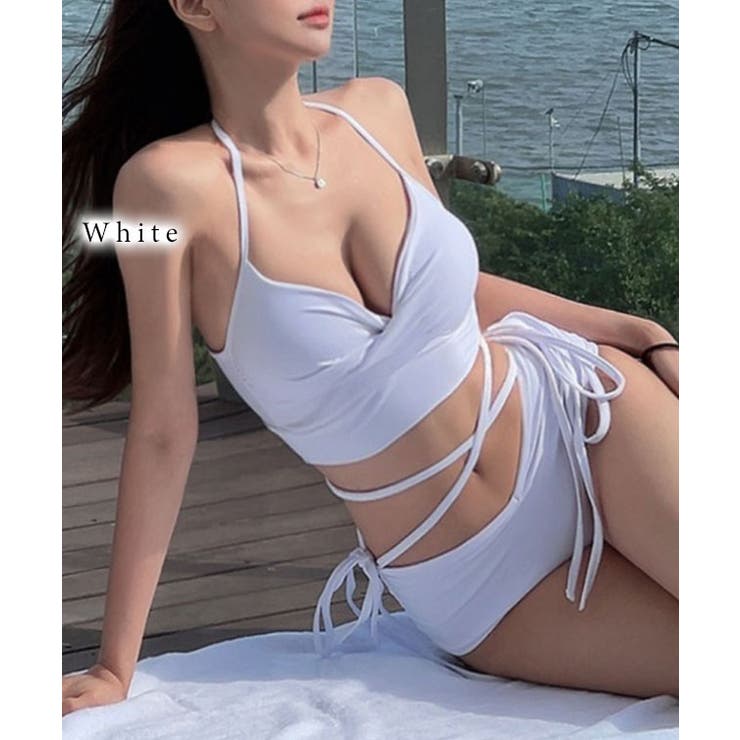 【2点セット】ツイスト クロスストラップ ホルターネック | レースレディース  | 詳細画像11 