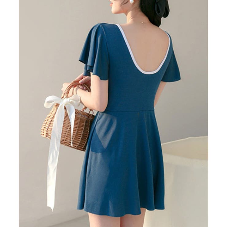 【2点セット】配色 レースアップ フリル袖 | レースレディース  | 詳細画像11 