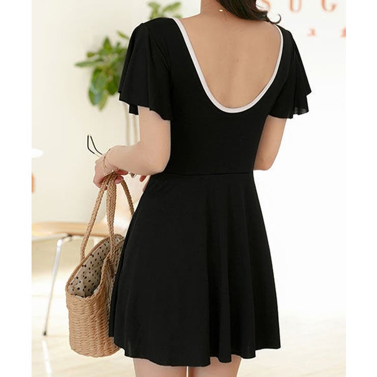 【2点セット】配色 レースアップ フリル袖 | レースレディース  | 詳細画像7 