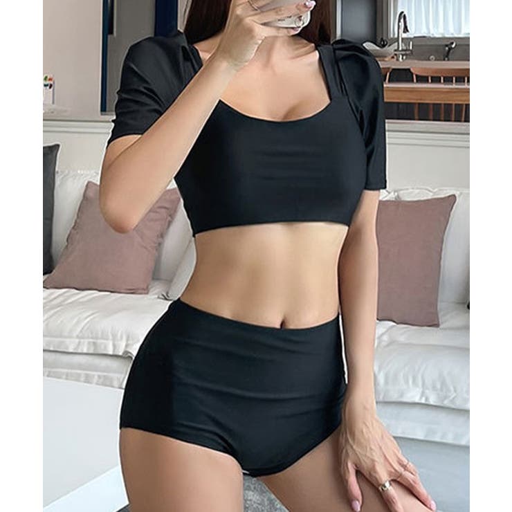 【2点セット】タックスリーブ バックリボン 半袖 | レースレディース  | 詳細画像3 