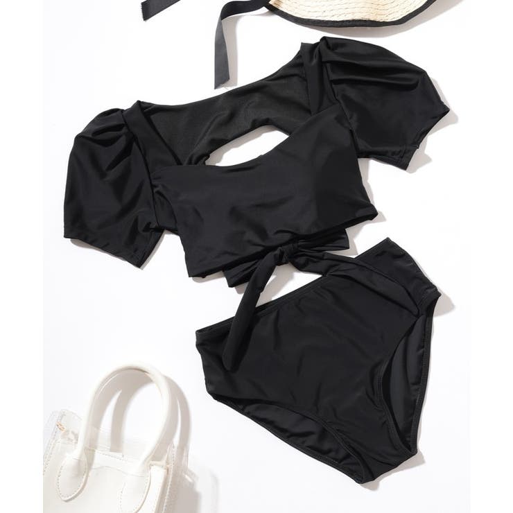 【2点セット】タックスリーブ バックリボン 半袖 | レースレディース  | 詳細画像8 