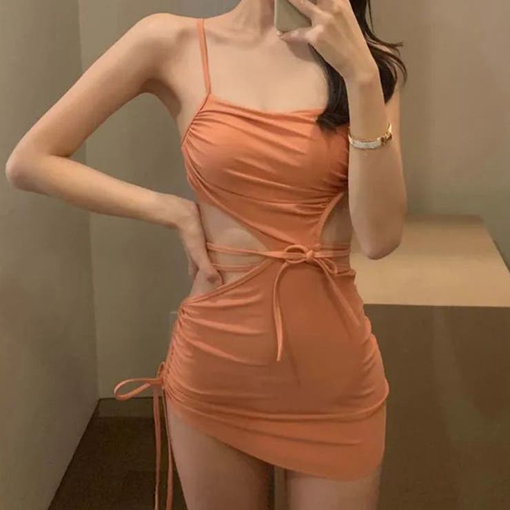 【2点セット】サイドオープン ドローストリング ショーツ付き | レースレディース  | 詳細画像1 