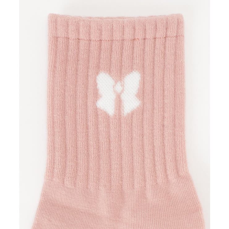 【6足セット】ソリッドカラー リボン柄 リブ | レースレディース  | 詳細画像14 