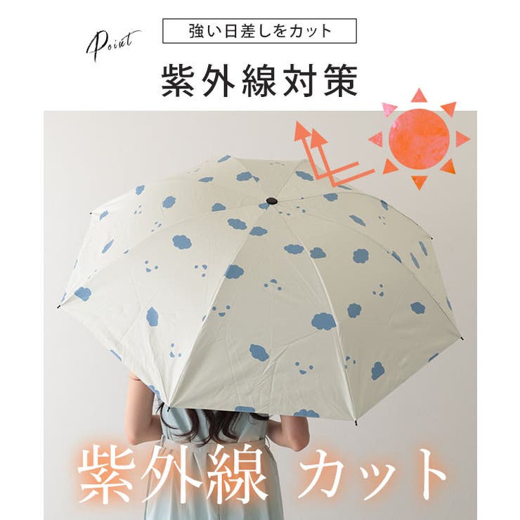 晴雨兼用 配色 クラウド | レースレディース  | 詳細画像3 