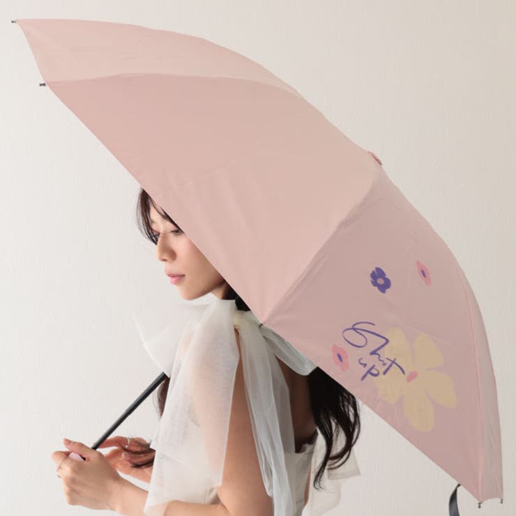 おまとめ レース 日傘 晴雨兼用 配色 フラワー[品番：LCLW0009283]｜レースレディース