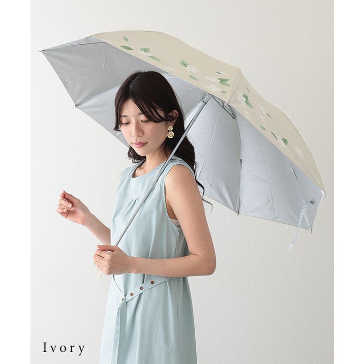 晴雨兼用 ボタニカル柄 シルキー[品番：LCLW0009284]｜レース