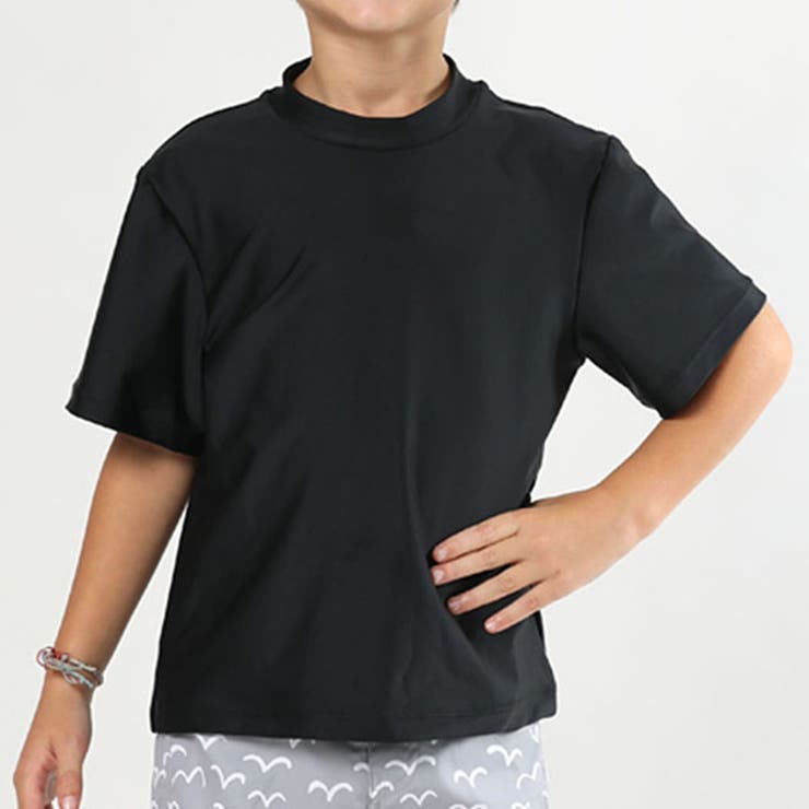 MARK＆LONA ハイネック 半袖 48 美品 超美品】マークアンドロナ 半袖ハイネックシャツ ライトグリーン