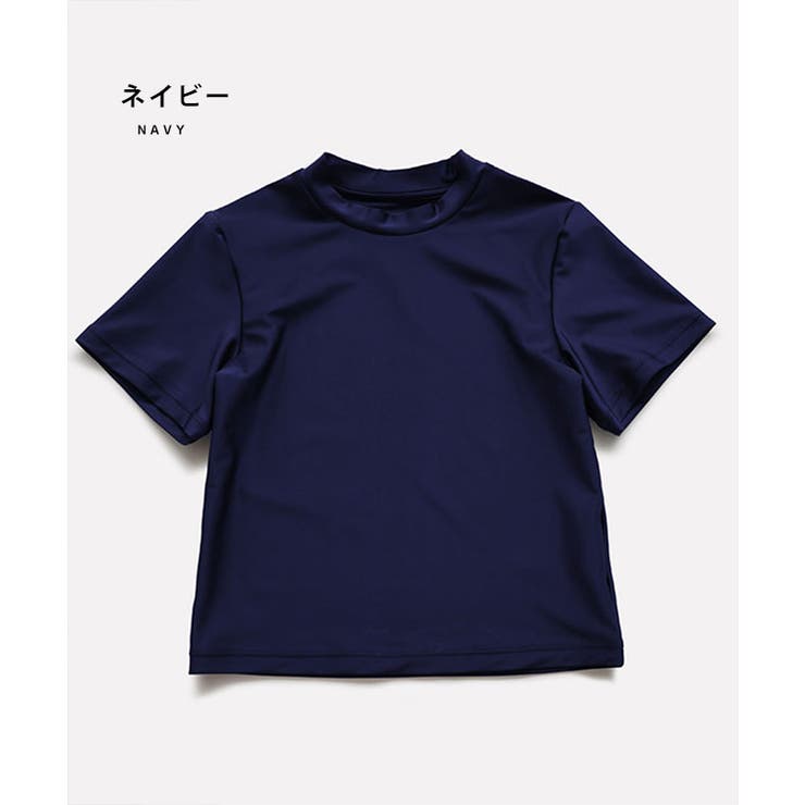 MARK＆LONA ハイネック 半袖 48 美品 ジュンコ タベイ UVカット吸汗速乾・ハイネック半袖プルオーバー