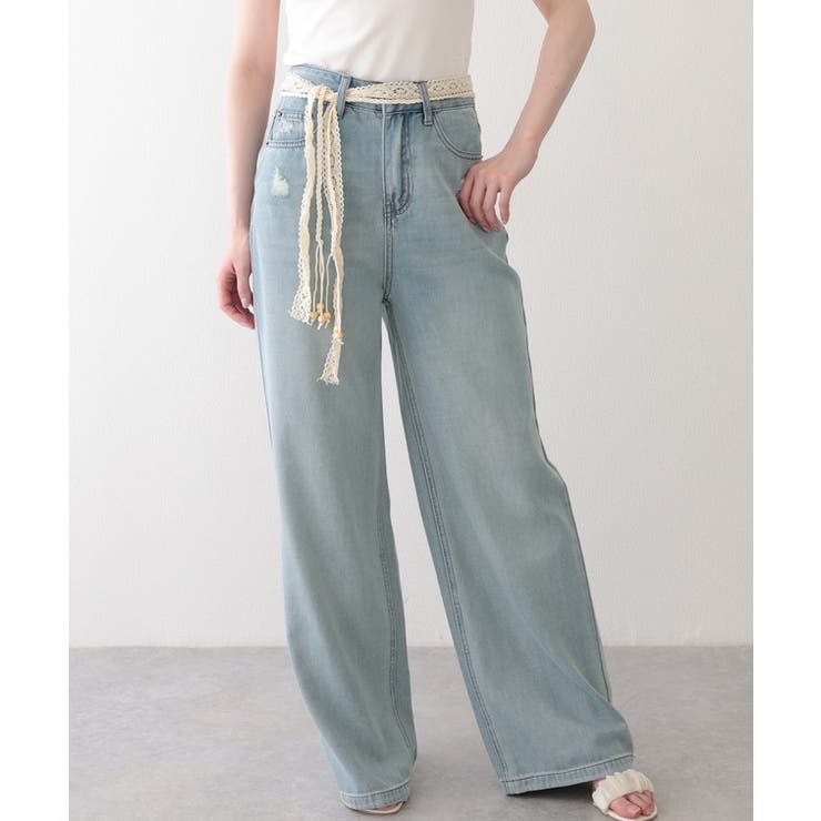 ハイウエスト クラッシュ ベルト付き | レースレディース  | 詳細画像7 