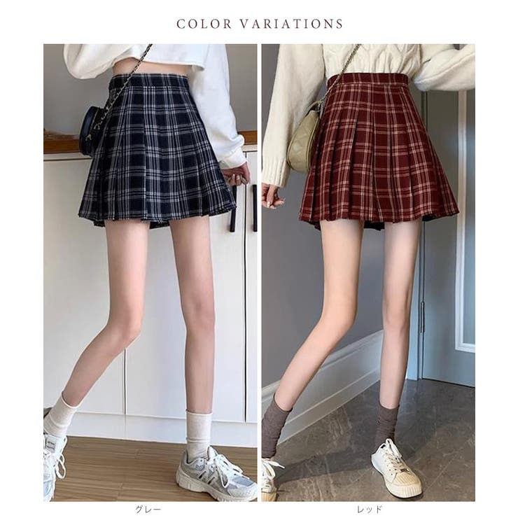 タータンチェック ボックス プリーツ | レースレディース  | 詳細画像2 