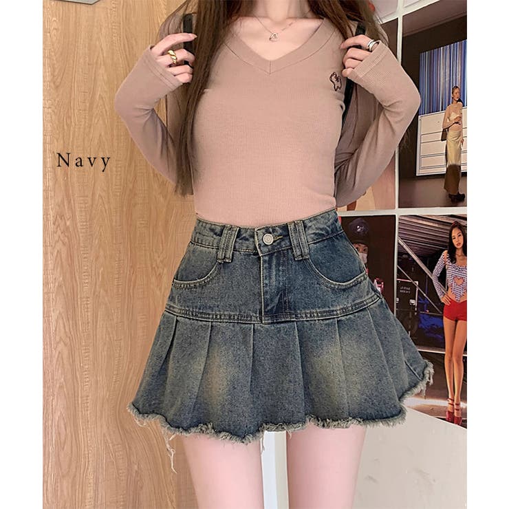 ヴィンテージ風 ハイウエスト デニム | レースレディース  | 詳細画像2 