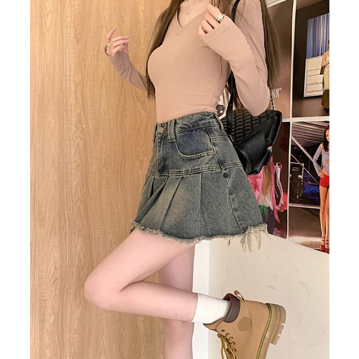 ヴィンテージ風 ハイウエスト デニム | レースレディース  | 詳細画像8 