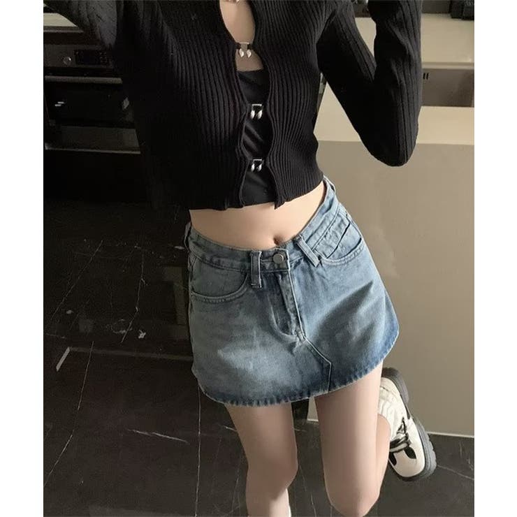 ウォッシュド デニム ハイウエスト | レースレディース  | 詳細画像13 