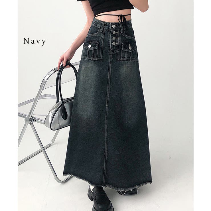 ウォッシュド ハイウエスト ロング | レースレディース  | 詳細画像2 