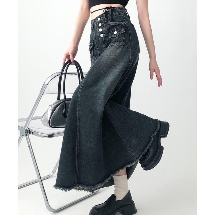 ウォッシュド ハイウエスト ロング | レースレディース  | 詳細画像4 