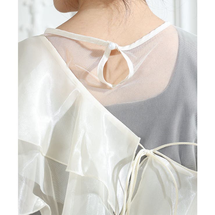 ベロア シアー フリルケープ付き | レースレディース  | 詳細画像18 