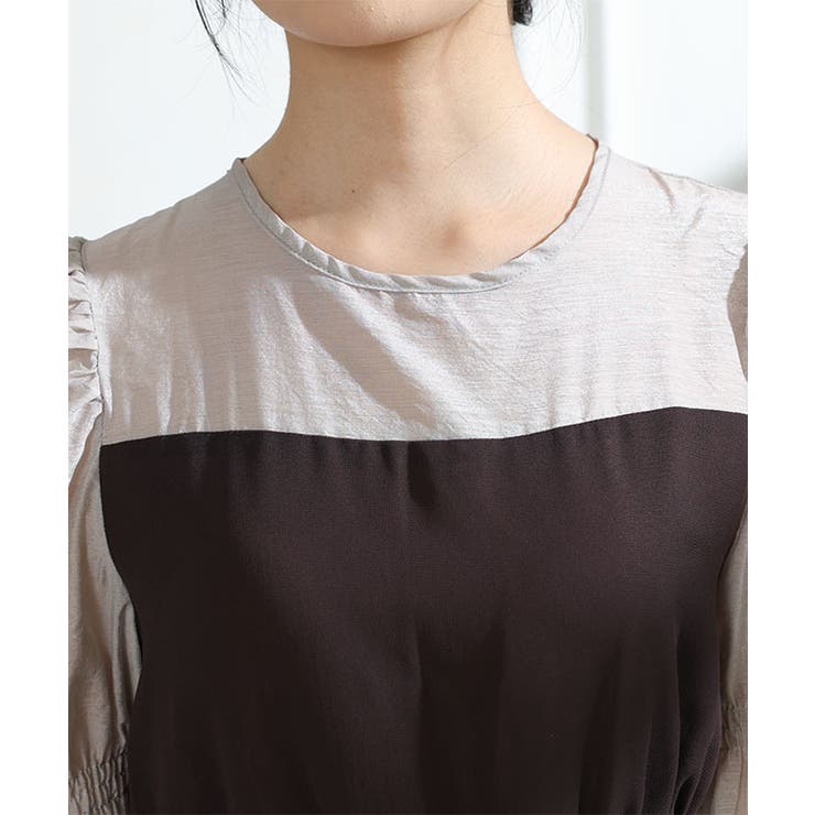 配色 クルーネック キャンディースリーブ | レースレディース  | 詳細画像16 