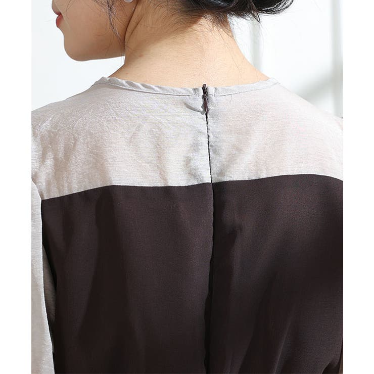 配色 クルーネック キャンディースリーブ | レースレディース  | 詳細画像19 