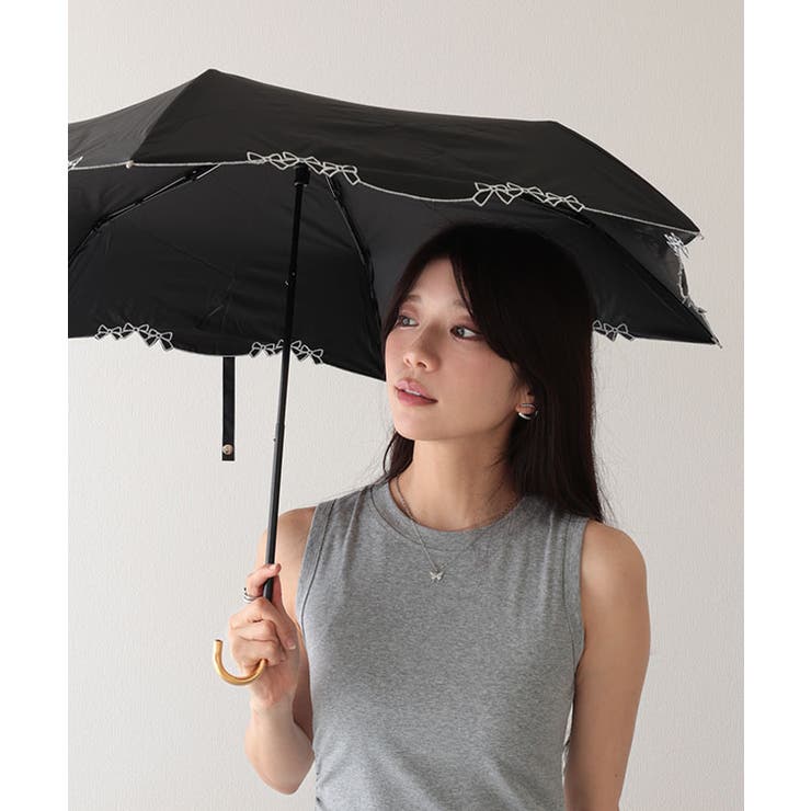 晴雨兼用 配色 リボン | レースレディース  | 詳細画像10 