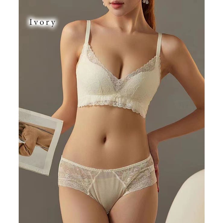 ソリッドカラー 脇高 レース | レースレディース  | 詳細画像14 