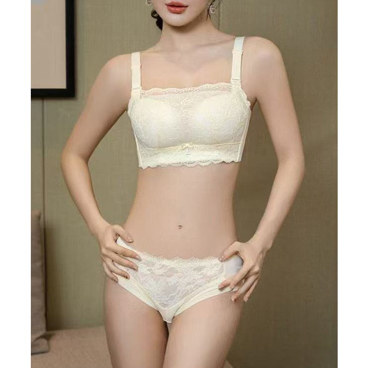 【2点セット】スクエアネック レーシィ ノンワイヤー | レースレディース  | 詳細画像16 