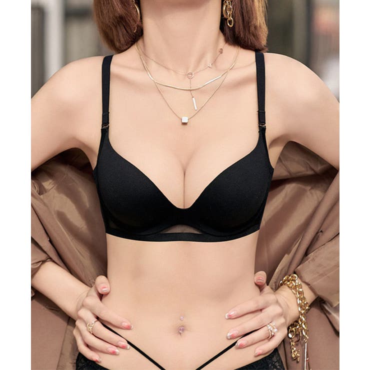 【2点セット】ソリッドカラー レーシィ スムース | レースレディース  | 詳細画像10 