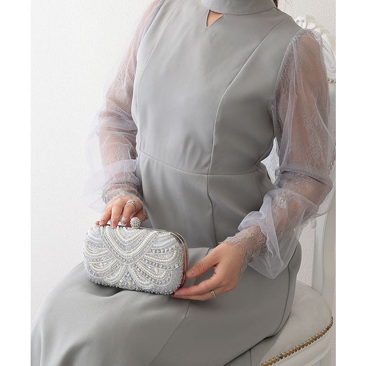 スパンコール ビーズ 刺繍 | レースレディース  | 詳細画像12 