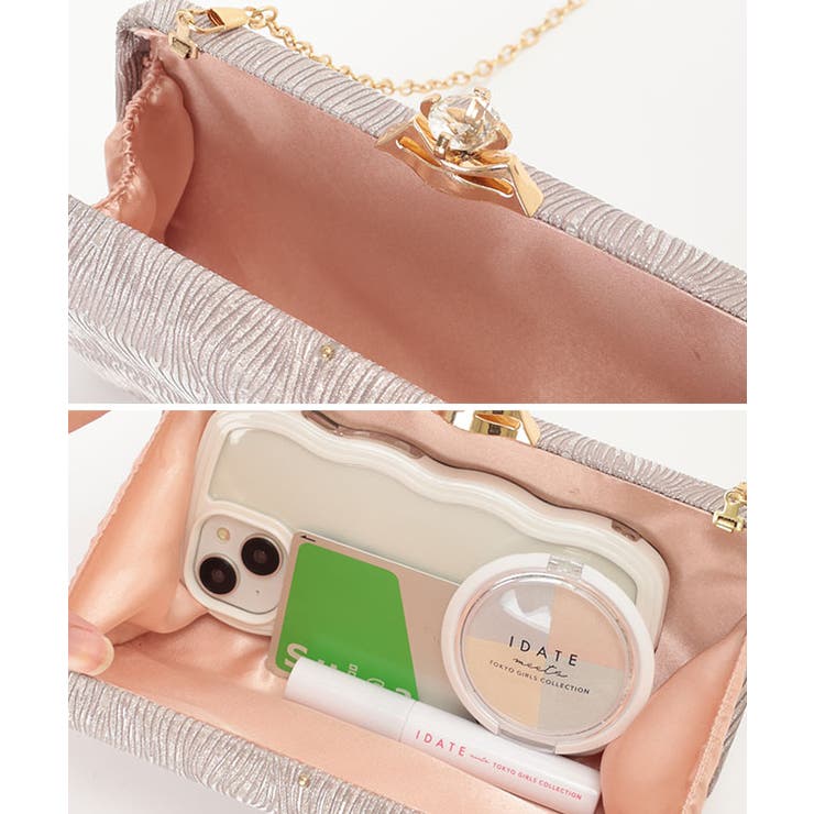 再入荷❤️スイートシャルマンレース❤️全2色❤️上下セット❤️バックレース❤️ ビジュー バックル付き ラメ[品番：LCLW0009479]｜レース