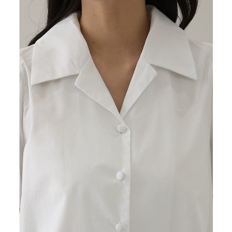 ソリッドカラー くるみボタン 開襟 | レースレディース  | 詳細画像16 