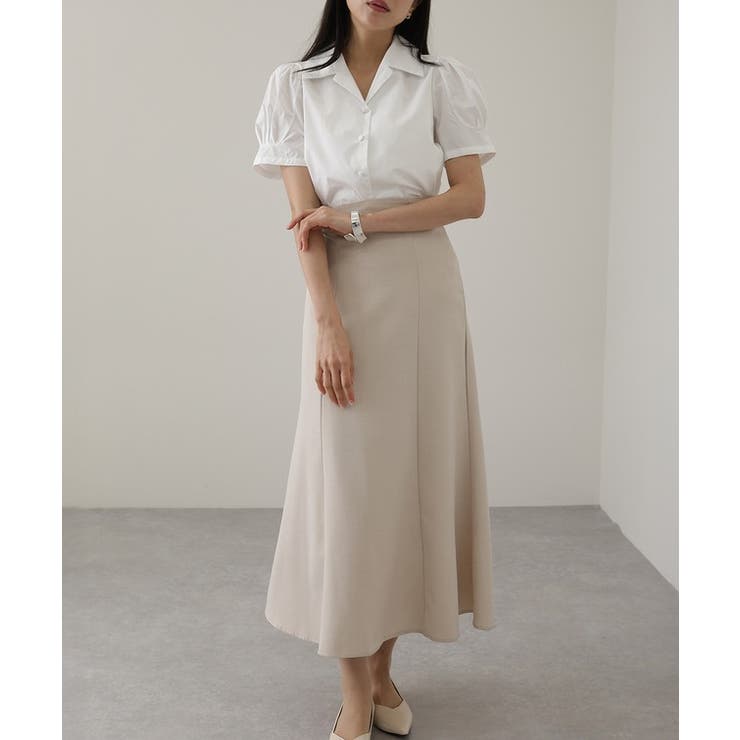 ソリッドカラー くるみボタン 開襟 | レースレディース  | 詳細画像5 