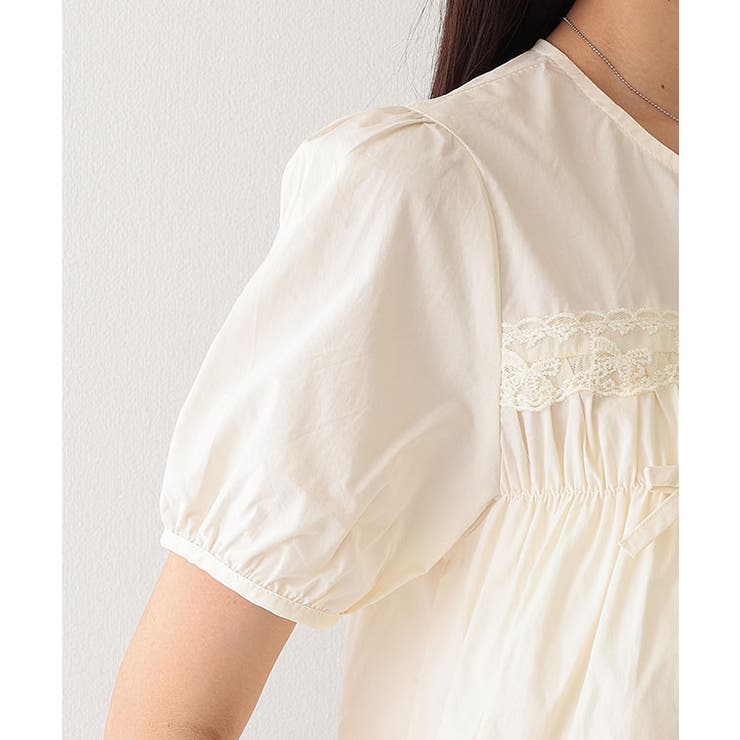 レース リボン ギャザー | レースレディース  | 詳細画像15 