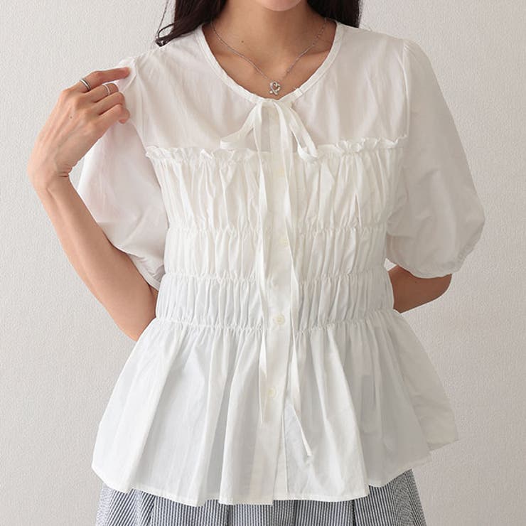 【新品未使用】ブルーレーベル　コットンライクスパンローンシャーリングドレス　38 レースレディース Lace Ladies 花柄シャーリングワンピース 水着
