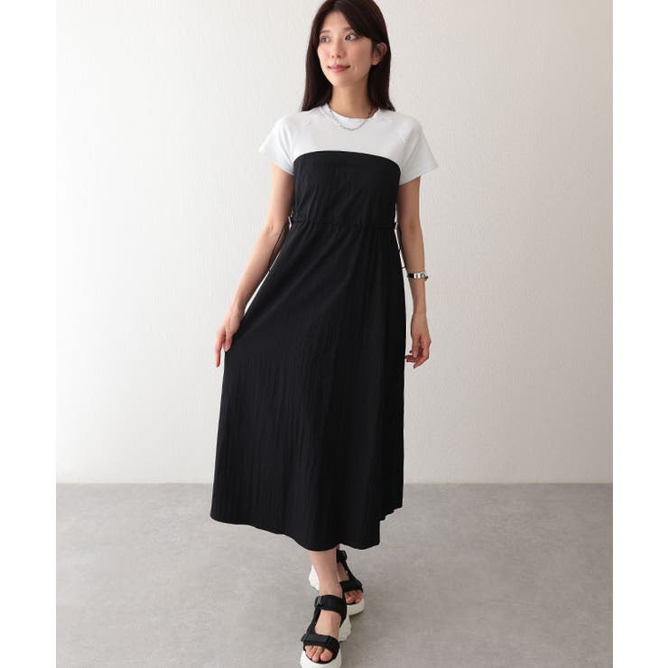 配色 ドッキング ドロスト | レースレディース  | 詳細画像4 