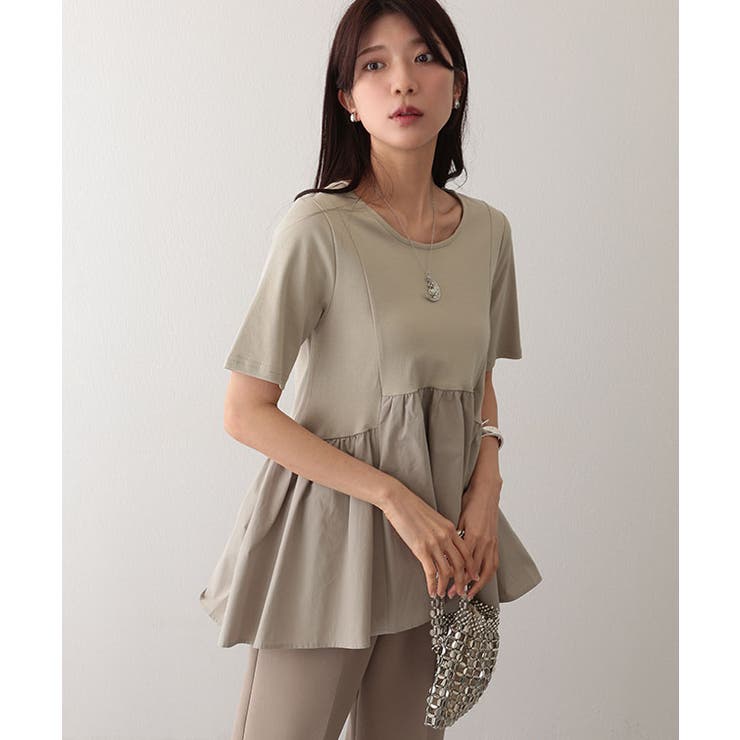 コットン クルーネック 半袖 | レースレディース  | 詳細画像10 