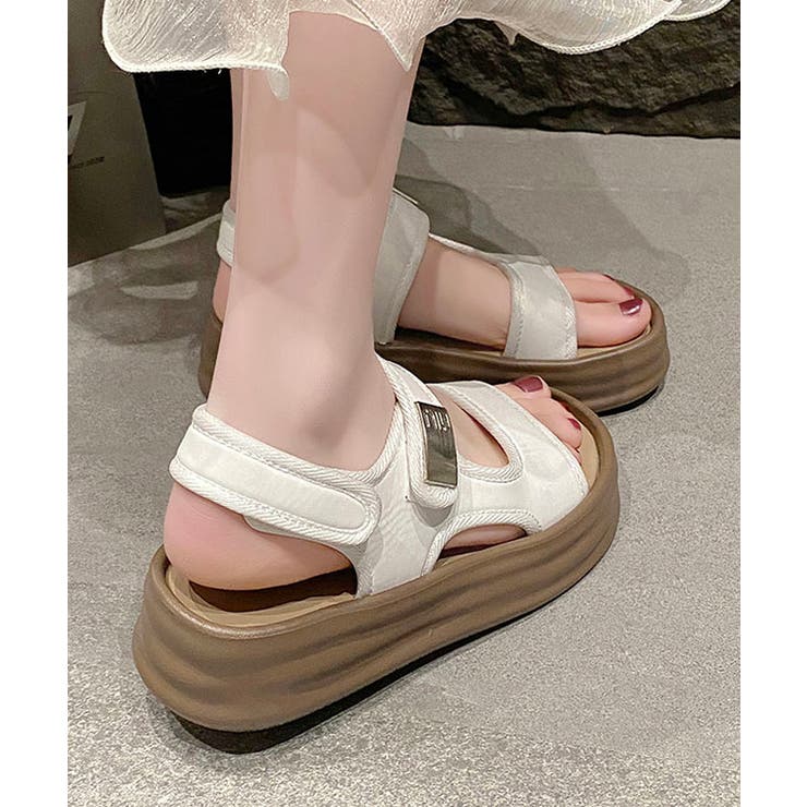 ベルクロ バックストラップ 厚底 | レースレディース  | 詳細画像11 