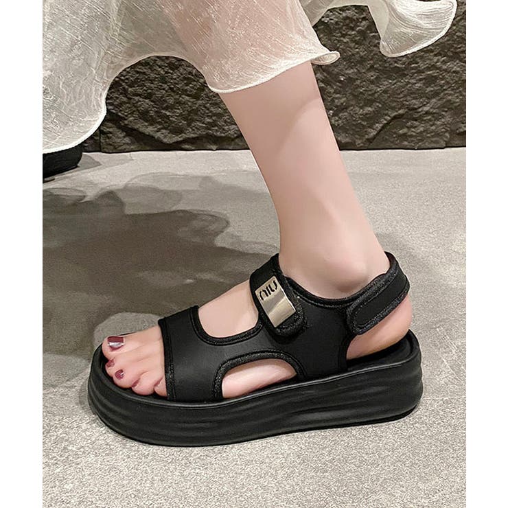 ベルクロ バックストラップ 厚底 | レースレディース  | 詳細画像4 