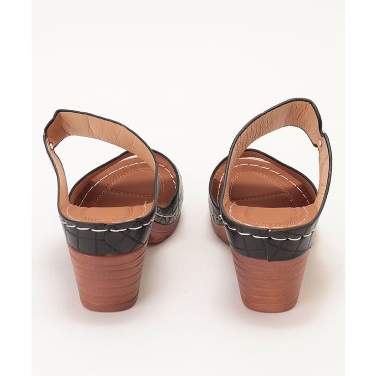 オープントゥ レザー調 ストラップ | レースレディース  | 詳細画像13 