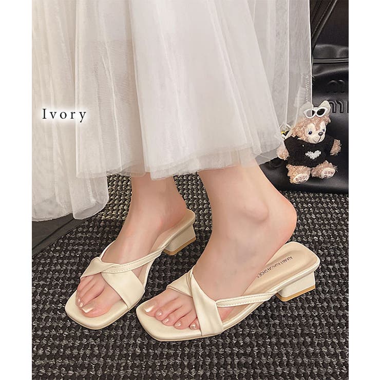 ツイスト ストラップ スクエアトゥ | レースレディース  | 詳細画像4 