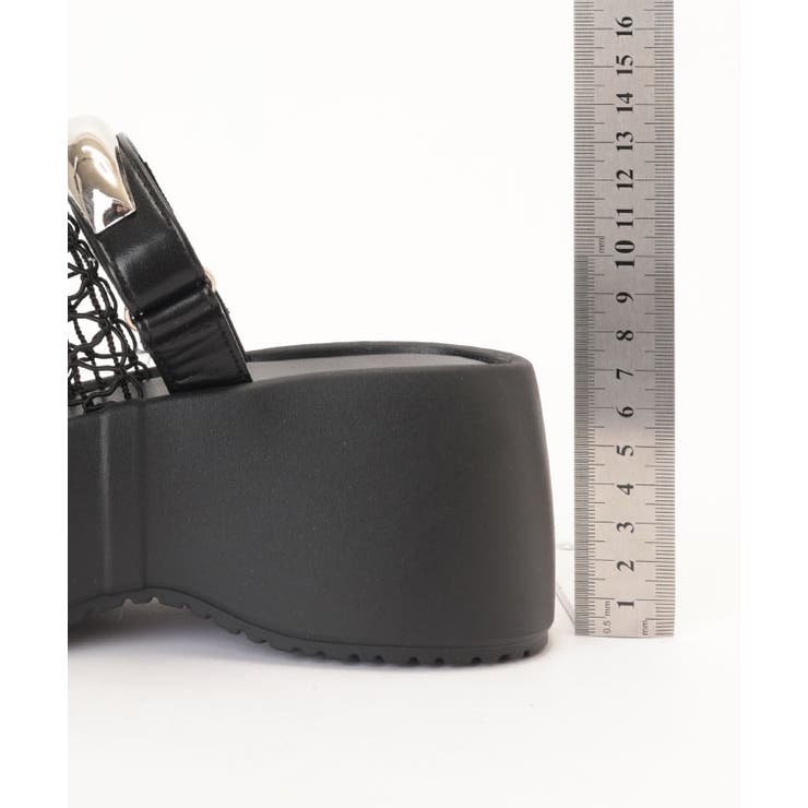 メッシュ メタルモチーフ ベルクロ | レースレディース  | 詳細画像15 