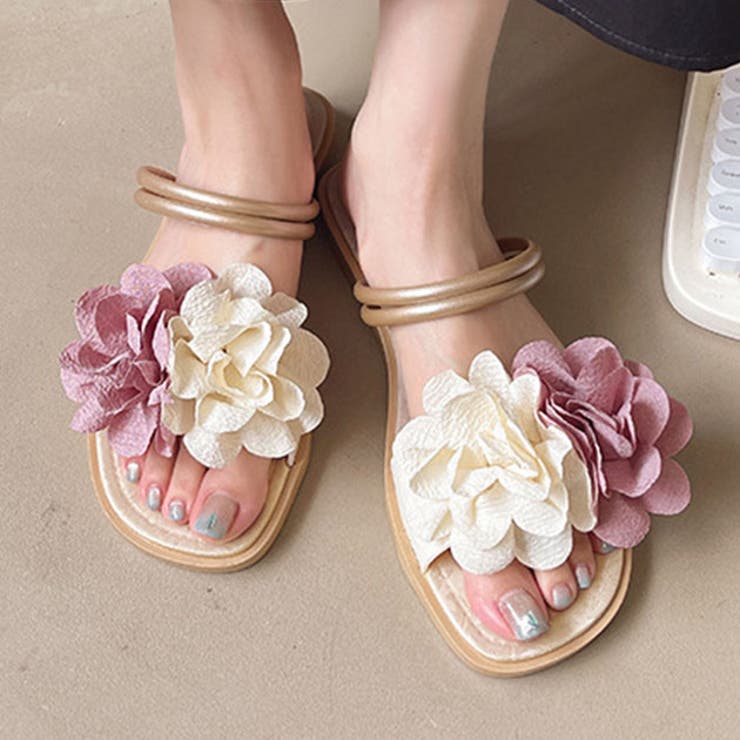 ツイン フラワー モチーフ | レースレディース  | 詳細画像1 