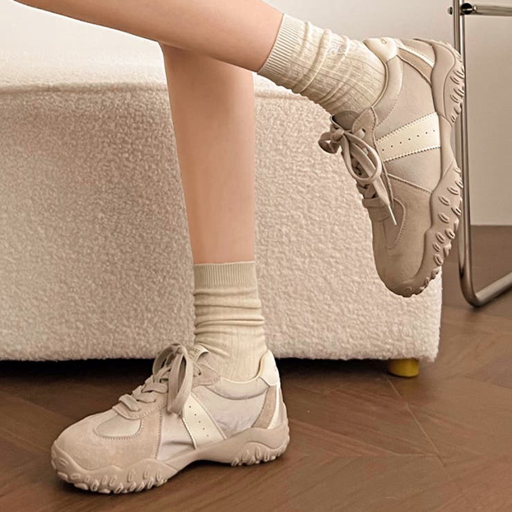 レザー調 レースアップ ベーシック | レースレディース  | 詳細画像1 