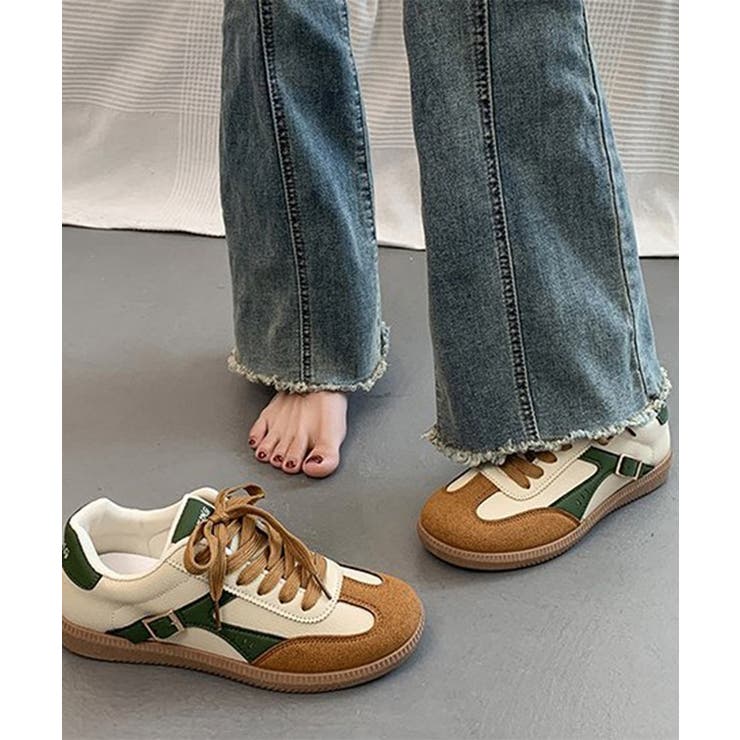 レトロ 配色 フラット | レースレディース  | 詳細画像9 