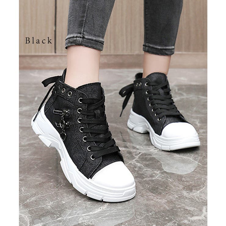 サイド ジップ ハイカット | レースレディース  | 詳細画像3 