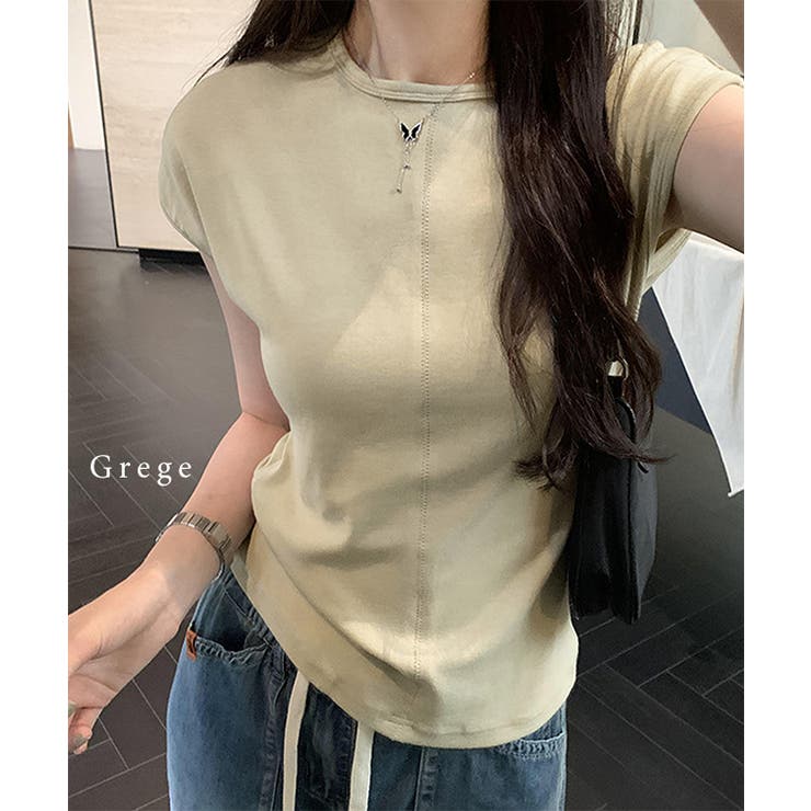 フロント ステッチ クルーネック | レースレディース  | 詳細画像10 