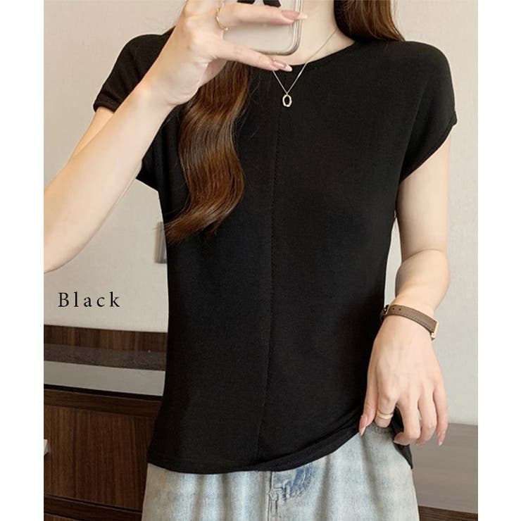 フロント ステッチ クルーネック | レースレディース  | 詳細画像3 